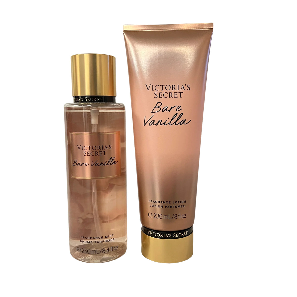 Bare Vanilla Fragrance Lotion and Body Mist Set N509