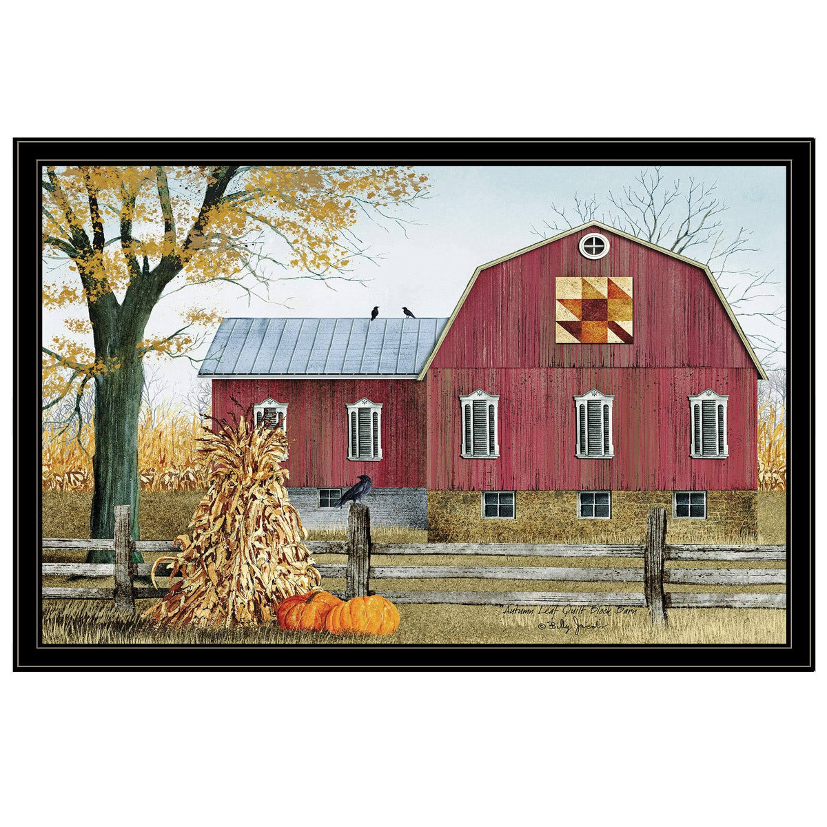 Black Frame Framed Print D2788