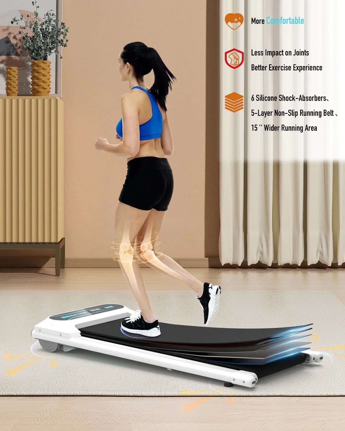 Portable Mini Treadmill with Remote Control J3148