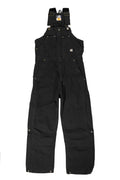Regular Washed Insulated Bib Overall Black - 3XL F47768
