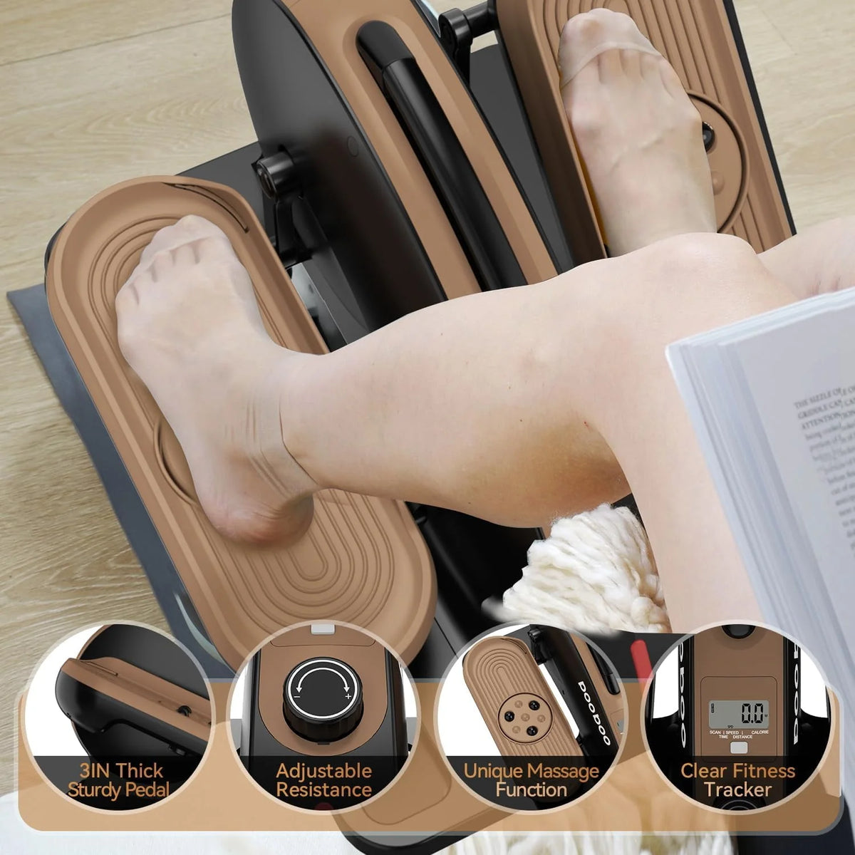 Magnetic Under Desk Elliptical Machine B3121