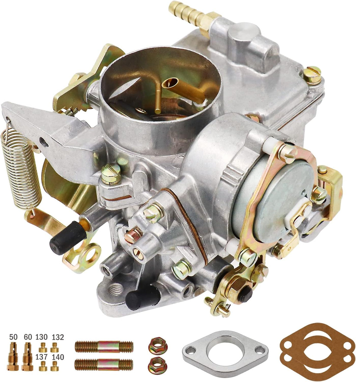 Carburetor 37 PICT Dual Port 1600cc 12V Air Cooled Type 1 Engines Automatic Choke P723