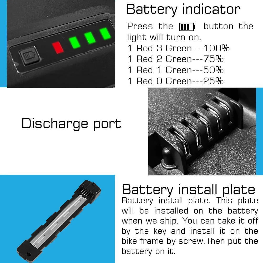52V 24Ah Electric Bike Battery F5704