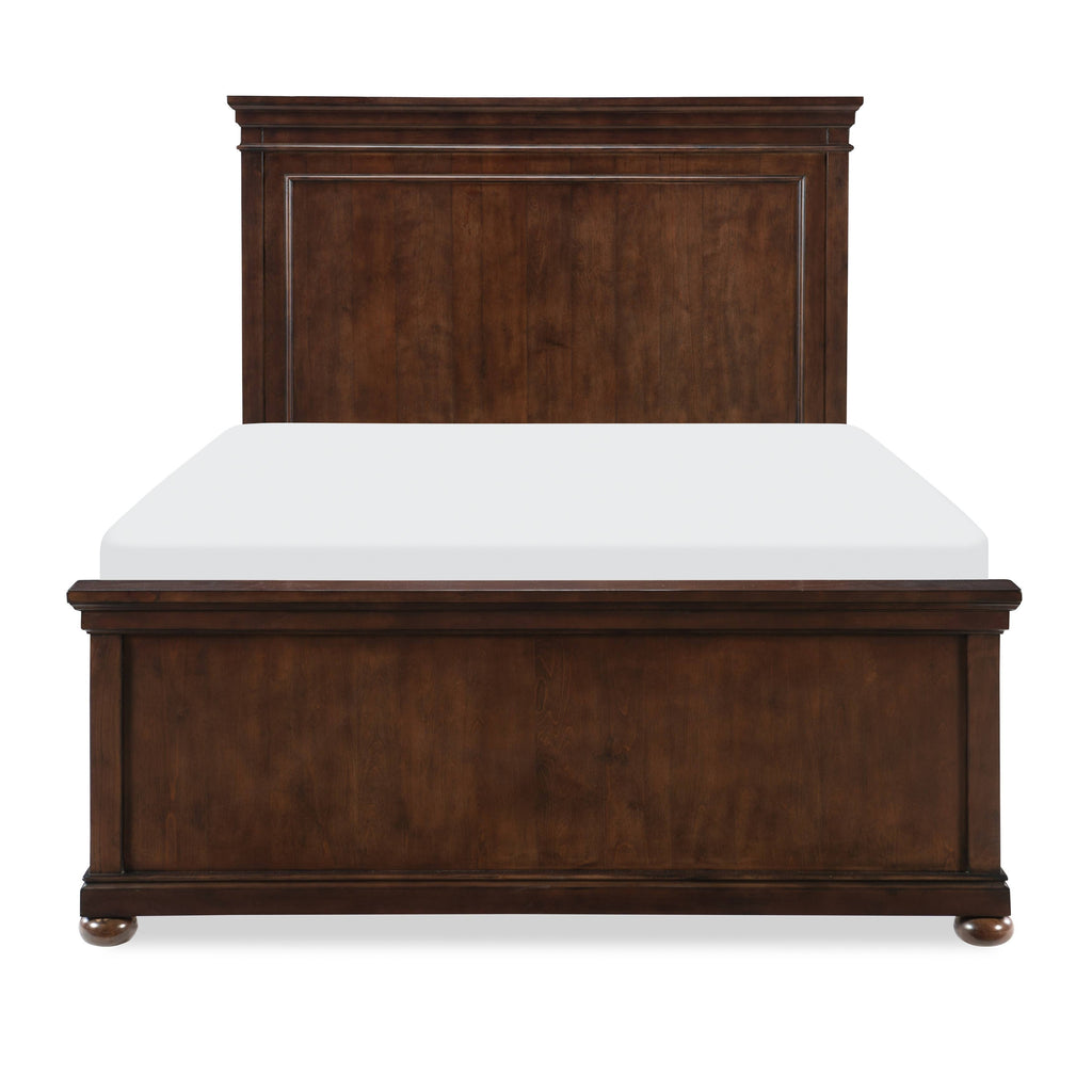 Full Panel Bed Warm Cherry E76568