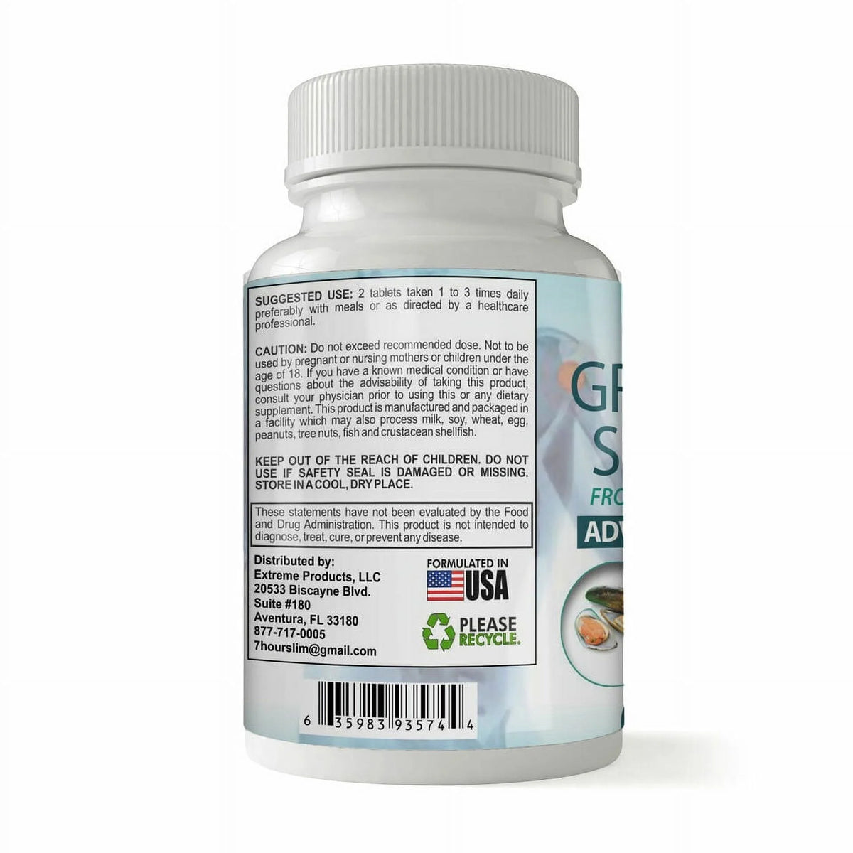 Green Lipped Mussel 60 Capsule N639