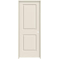 24 in. x 80 in. Primed Left-Hand Smooth Solid Core Molded Composite MDF Single Prehung Interior Door G594