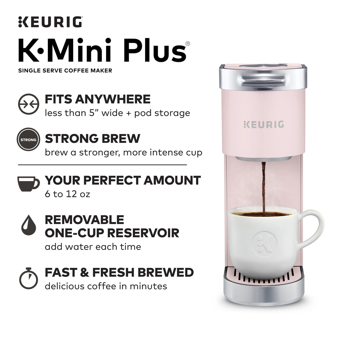 Single Serve K-Cup Pod Coffee Maker W3209
