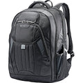 Large Backpack, Black/Orange, 18 x 13.3 x 8.6 R660