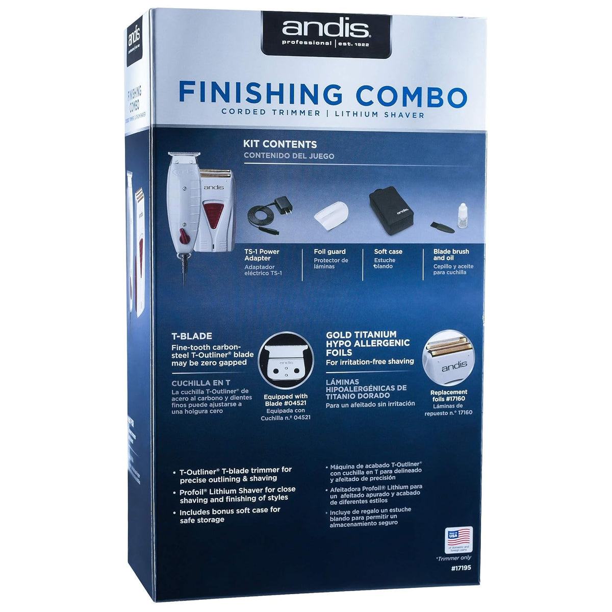 Cordless Lithium Battery Titanium Foil Shaver J89154
