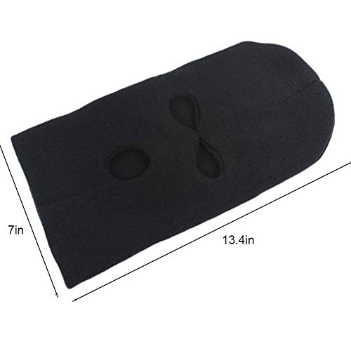 3 Hole Knit Balaclava Ski Mask Y248378