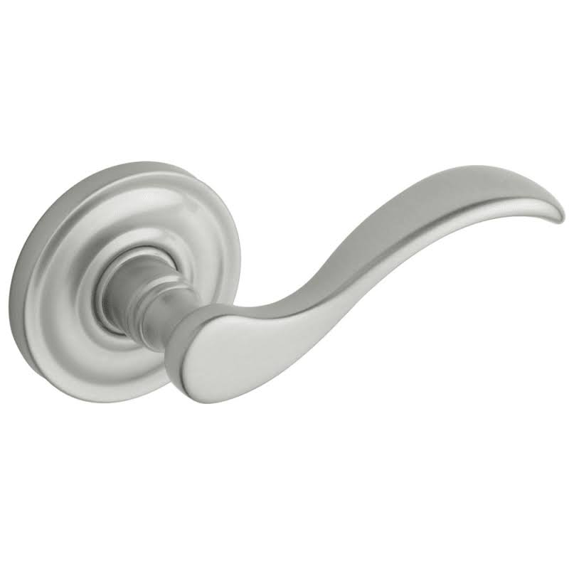 Satin Chrome Estate Lever Without Rosettes B74868