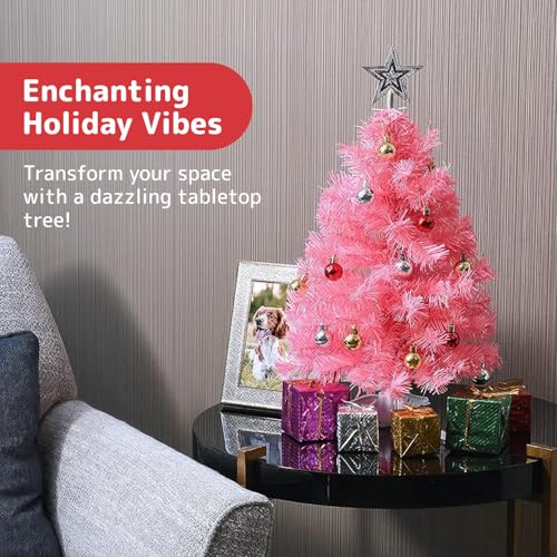 23-Inch Mini Christmas Tree with Lights K1351