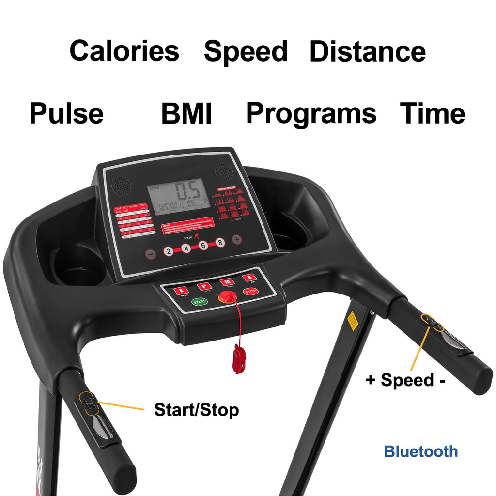 3.5 HP Compact Folding Treadmill 330 LB Capacity X530