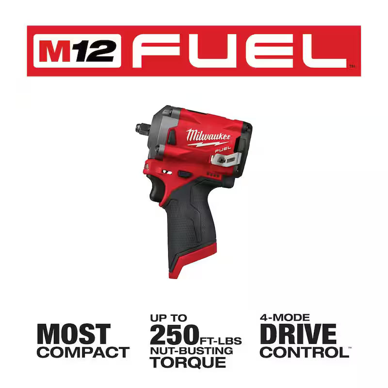 12V Brushless Cordless 3/8 in. and 1/2 in. Impact Wrench K8722