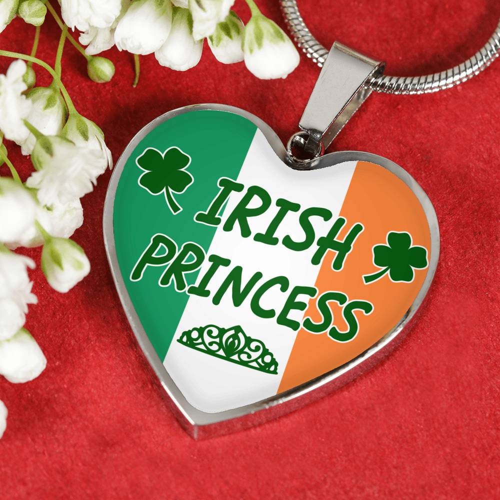 Stainless Steel or 18k Gold Heart Pendant Necklace D6288