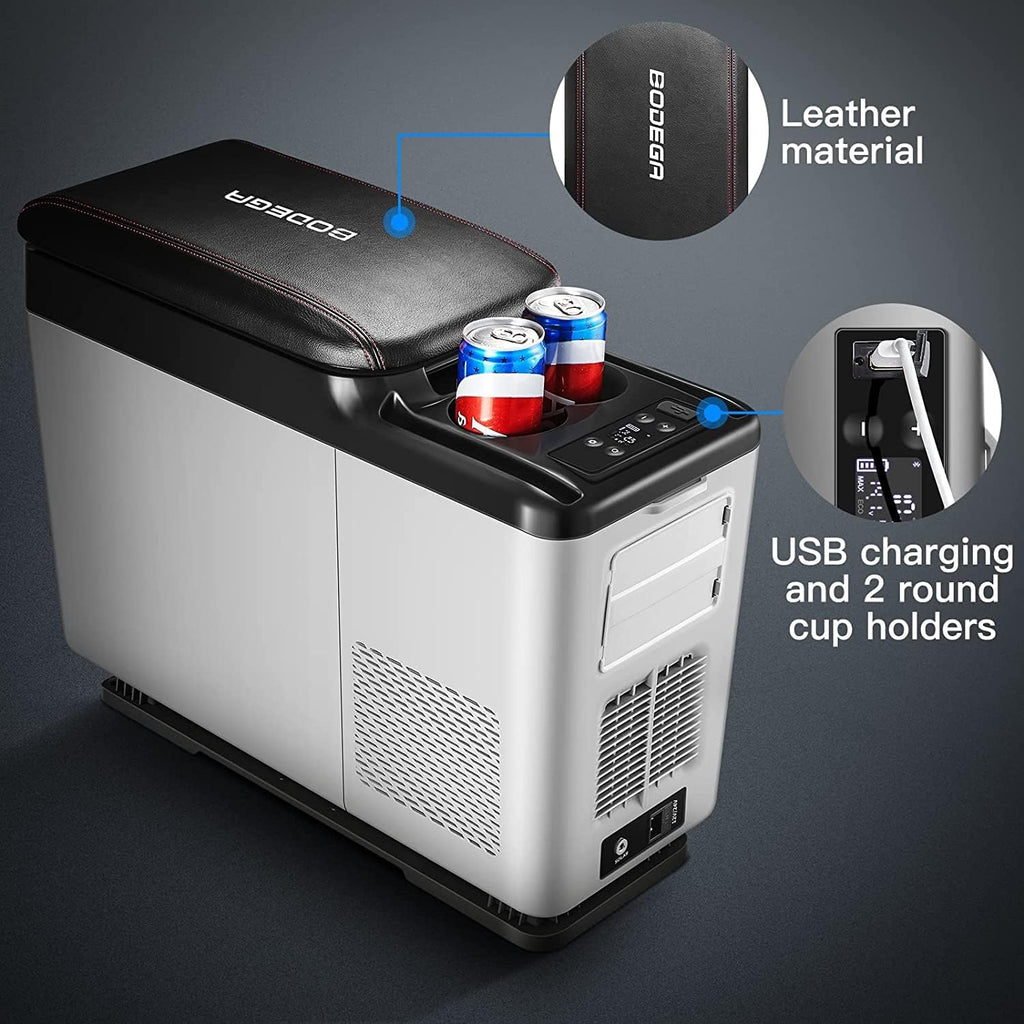 12 Volt Portable Car Refrigerator Freezer, 16 Quart D4558