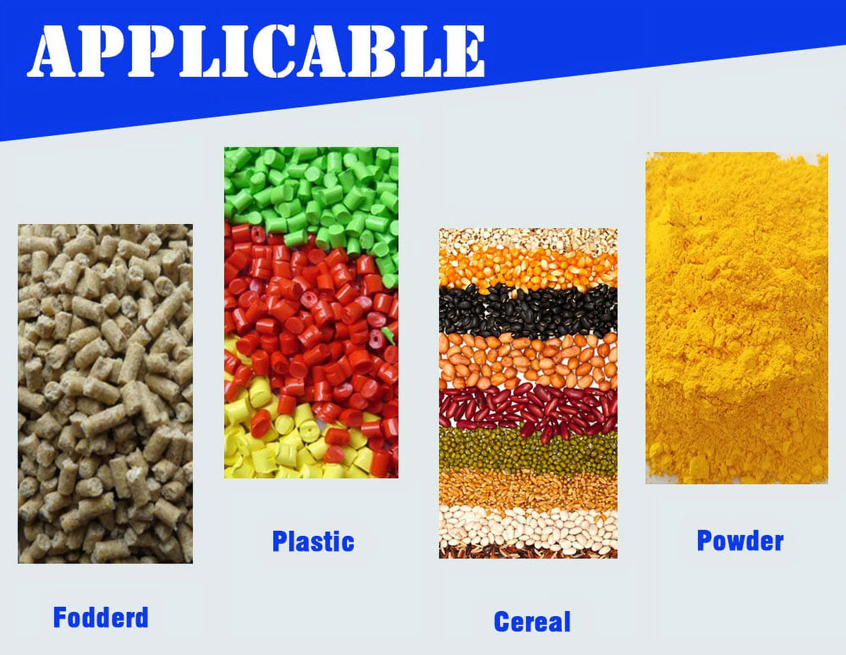 165LB Plastic Stainless Steel Stand Mixer Granular Powder Blender B245