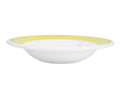 Yellow Stoneware Rim Soup Plate, 12-Ounce, Box of 24 O8677