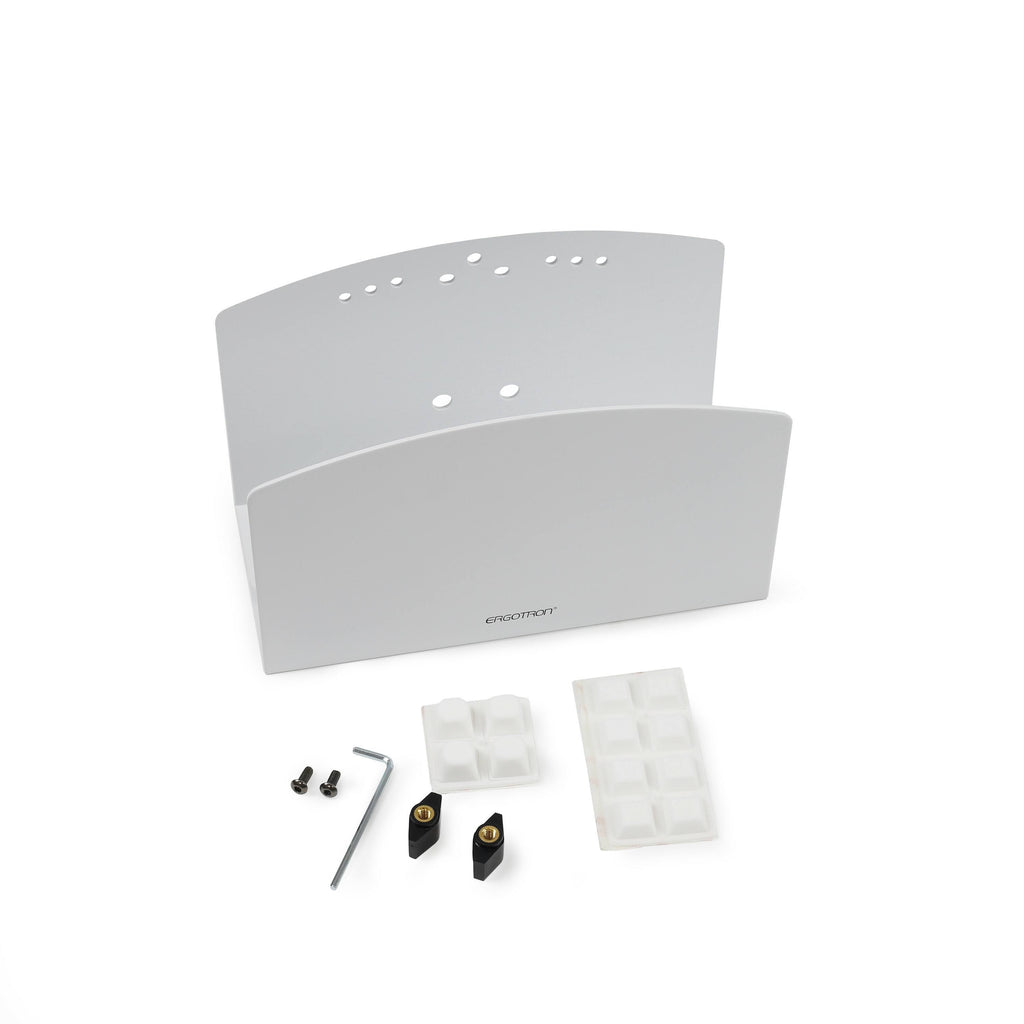 White Vertical Small CPU Holder B879