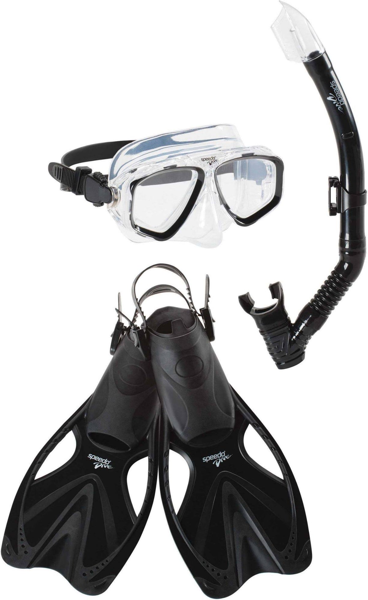 Black Snorkel Fin Set E268
