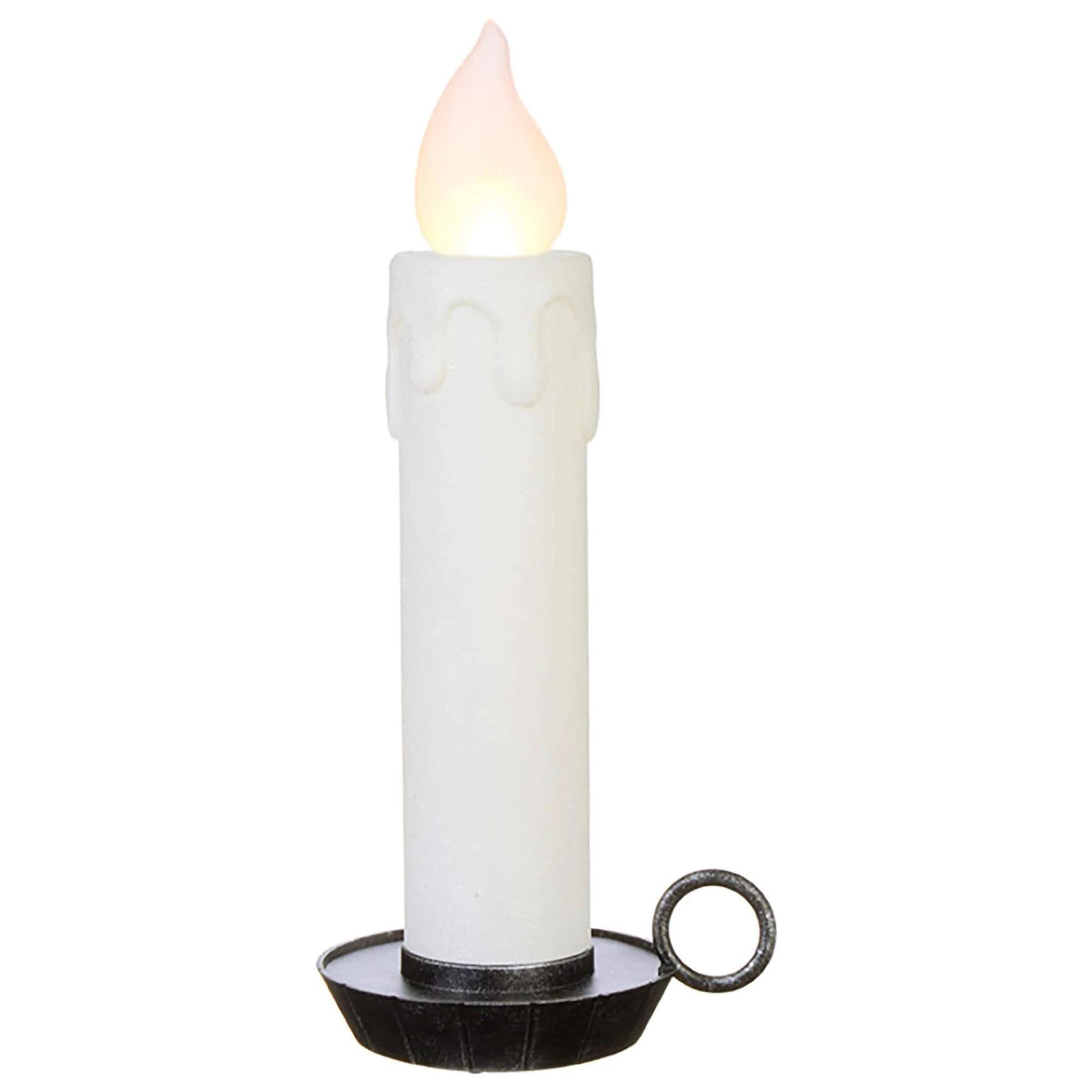 White Battery Operated Candle O388289