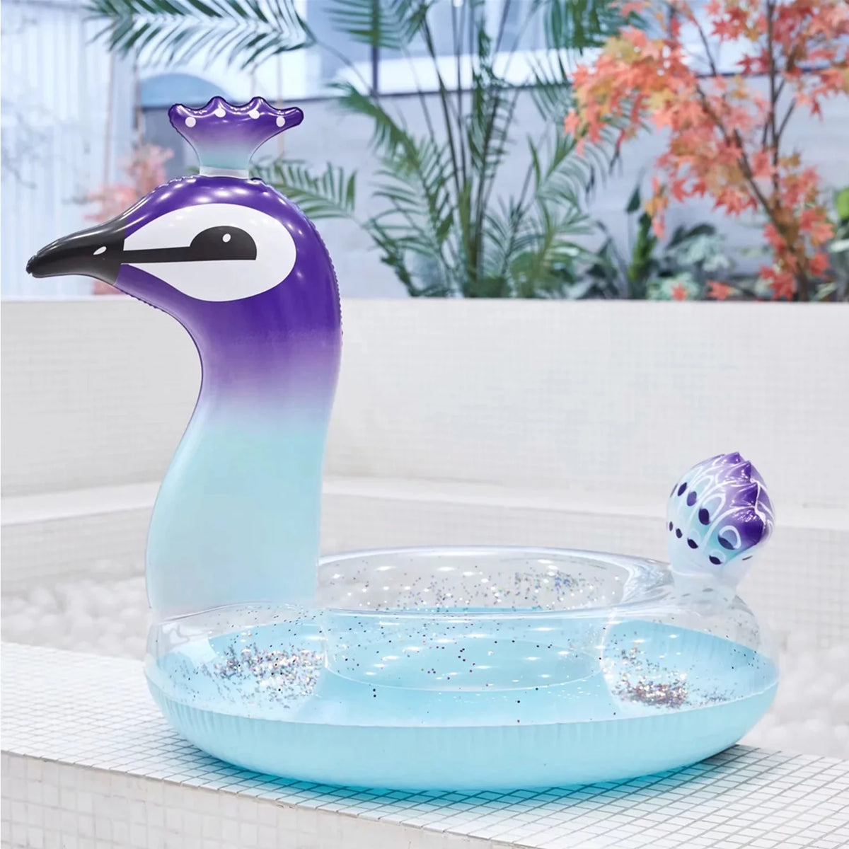 48" Giant Inflatable Peacock Pool Floatie P1447