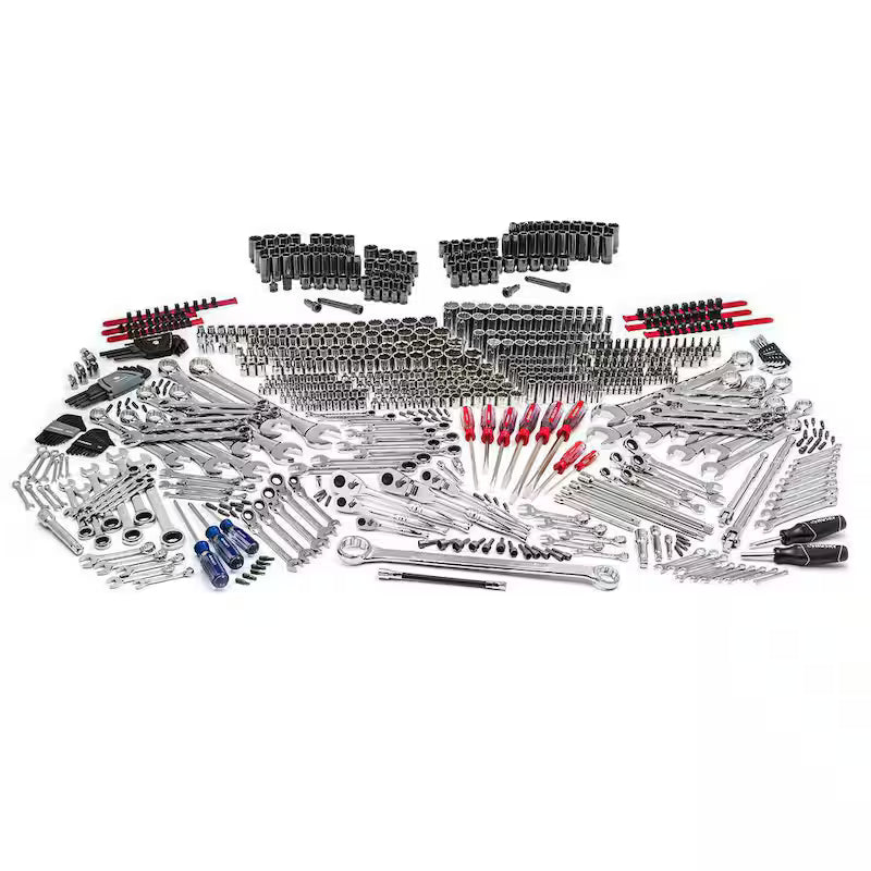 1/4 in., 3/8 in., and 1/2 in. Drive Mechanics Tool Set (713-Piece) E207633