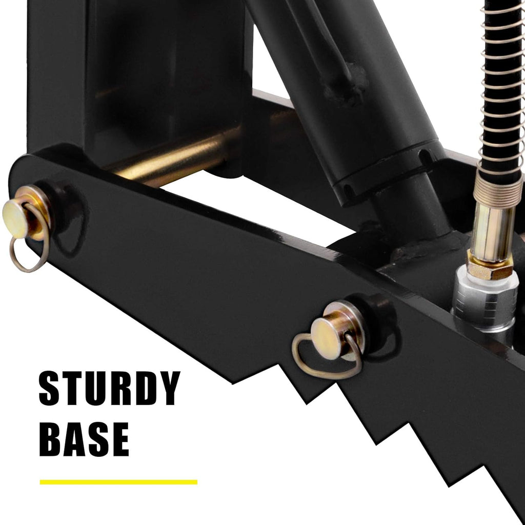 18 Hydraulic Backhoe Thumb, Black Steel Weld On Thumb with Hydraulic Cylinder U515