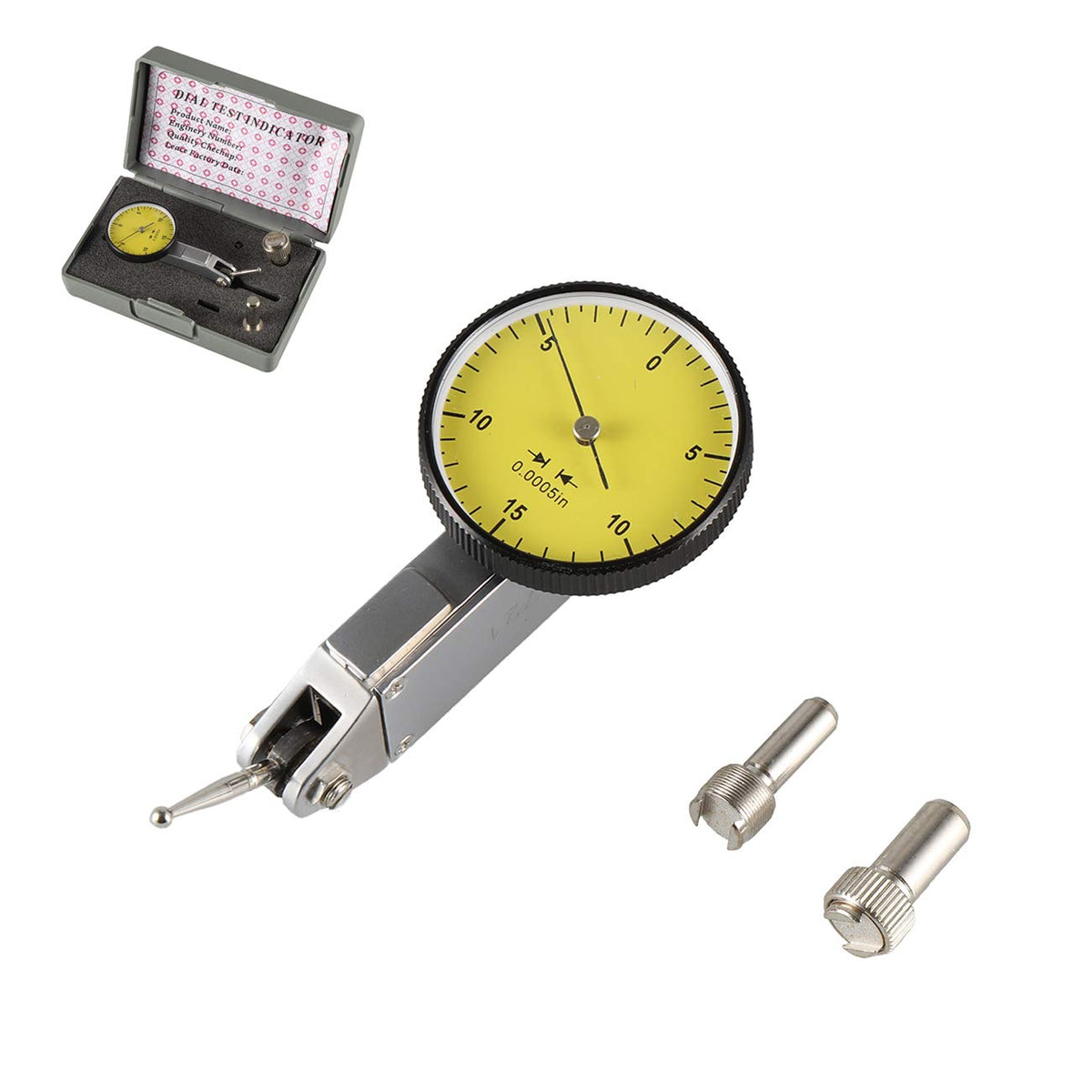 Yellow 0.030 Test Indicator 0.0005 GR Dial Reading 0-15-0 L439466