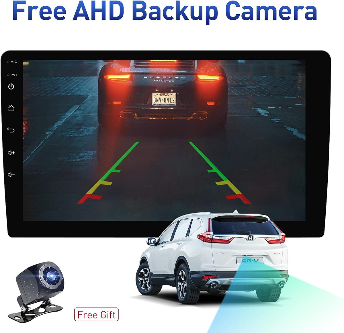 Android 10.0 Car Stereo with Rear View Camera R52641