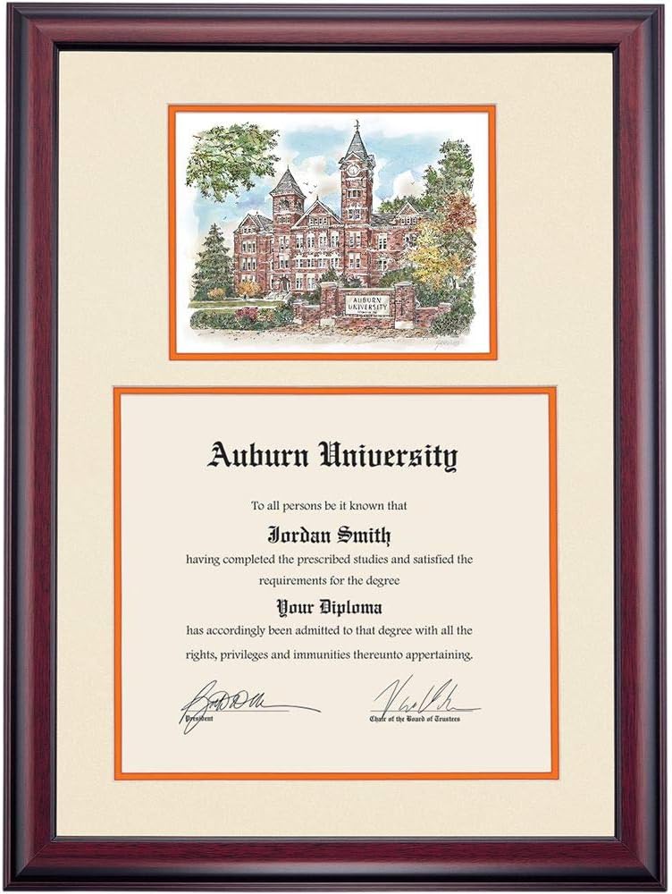 Traditional 13 x 17 Diploma Frame D405