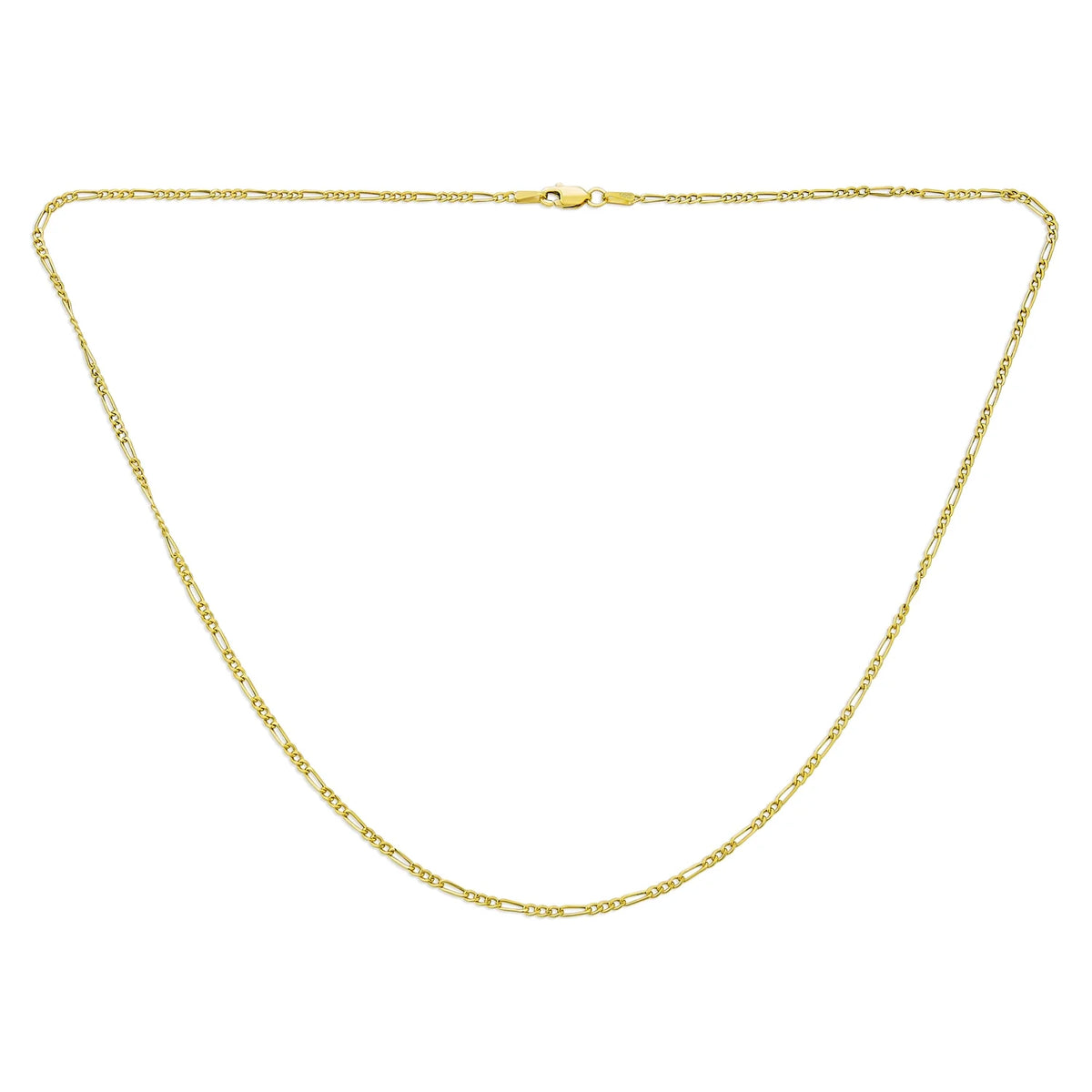 14K Gold Figaro Chain Necklace V46184