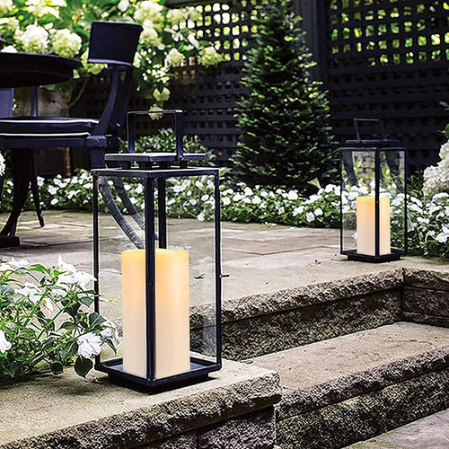 4 x Waterproof Flameless LED Pillar Candles, Set of 6 F563