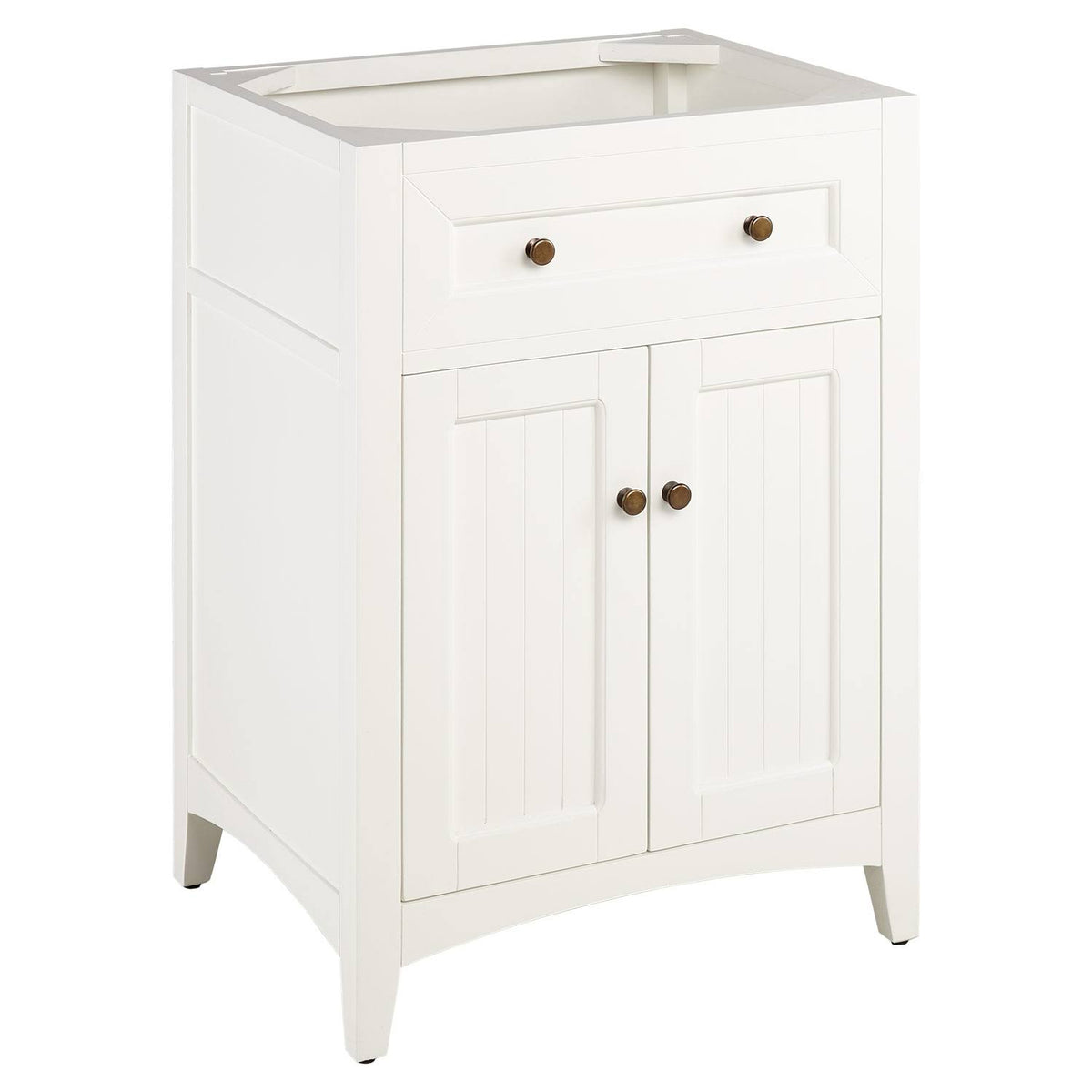 White Wood Vanity Cabinet P35647