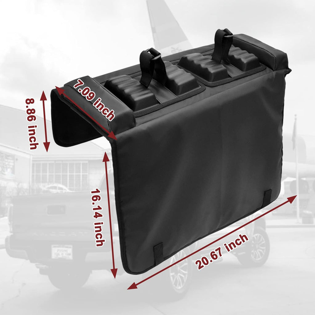 Tailgate Pad for Mountain Bike with Tool Pocket Carries Up to 2 Bikes L551039