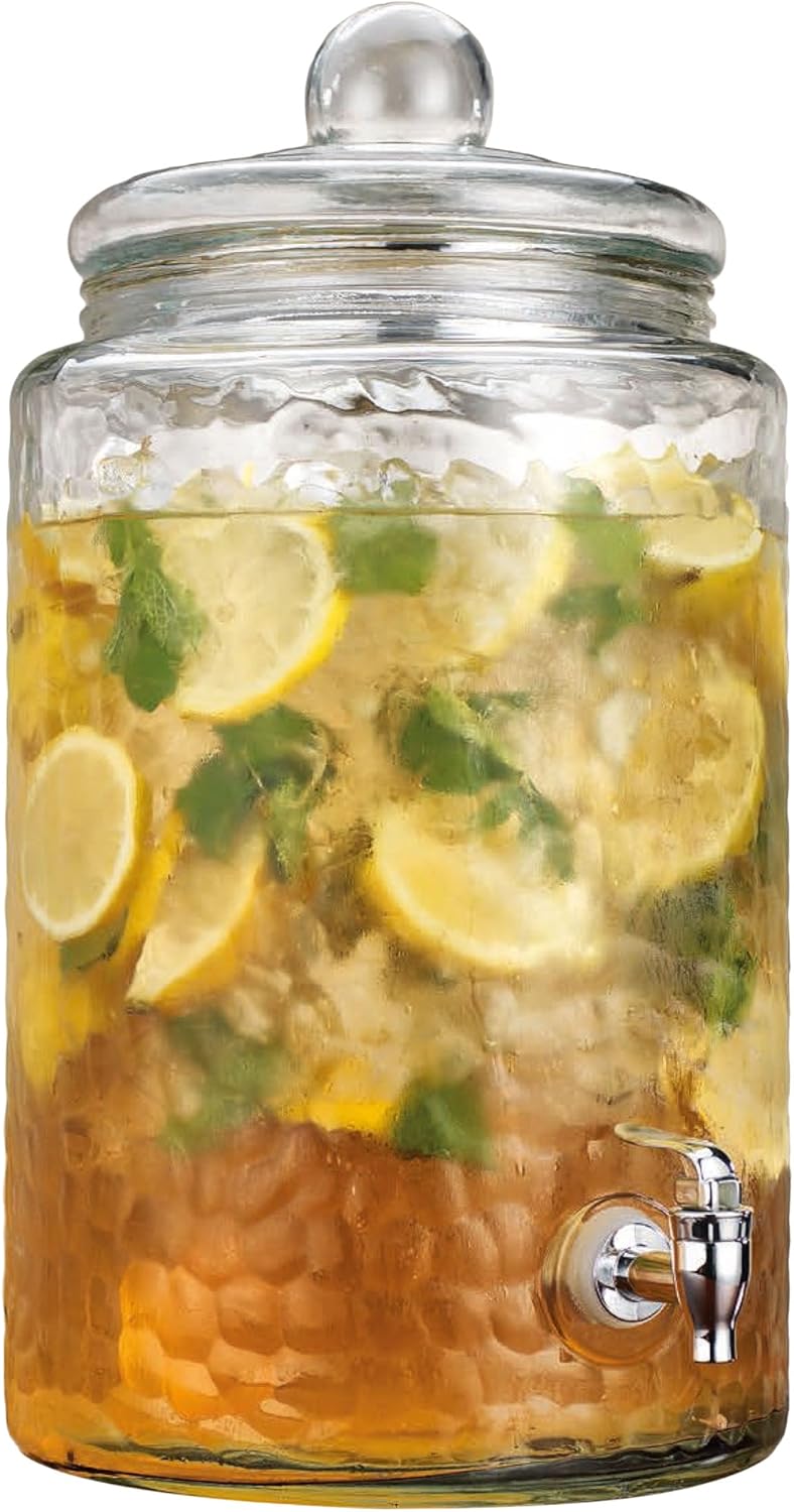 Clear Glass 3 Gallon Beverage Dispenser U66046
