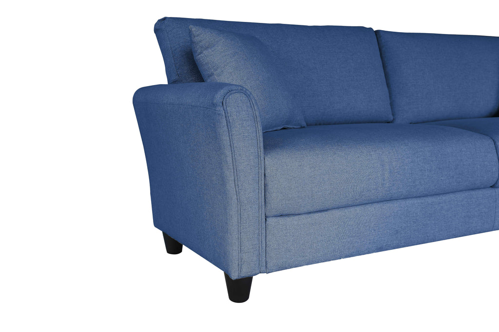 Linen Upholstered 3-Seater Loveseat L144681