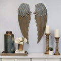 Carved Angel Wings Wood T225401