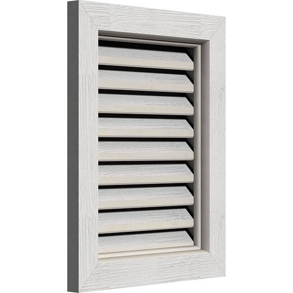 Primed Functional Rough Saw Vertical Gable Vent T363