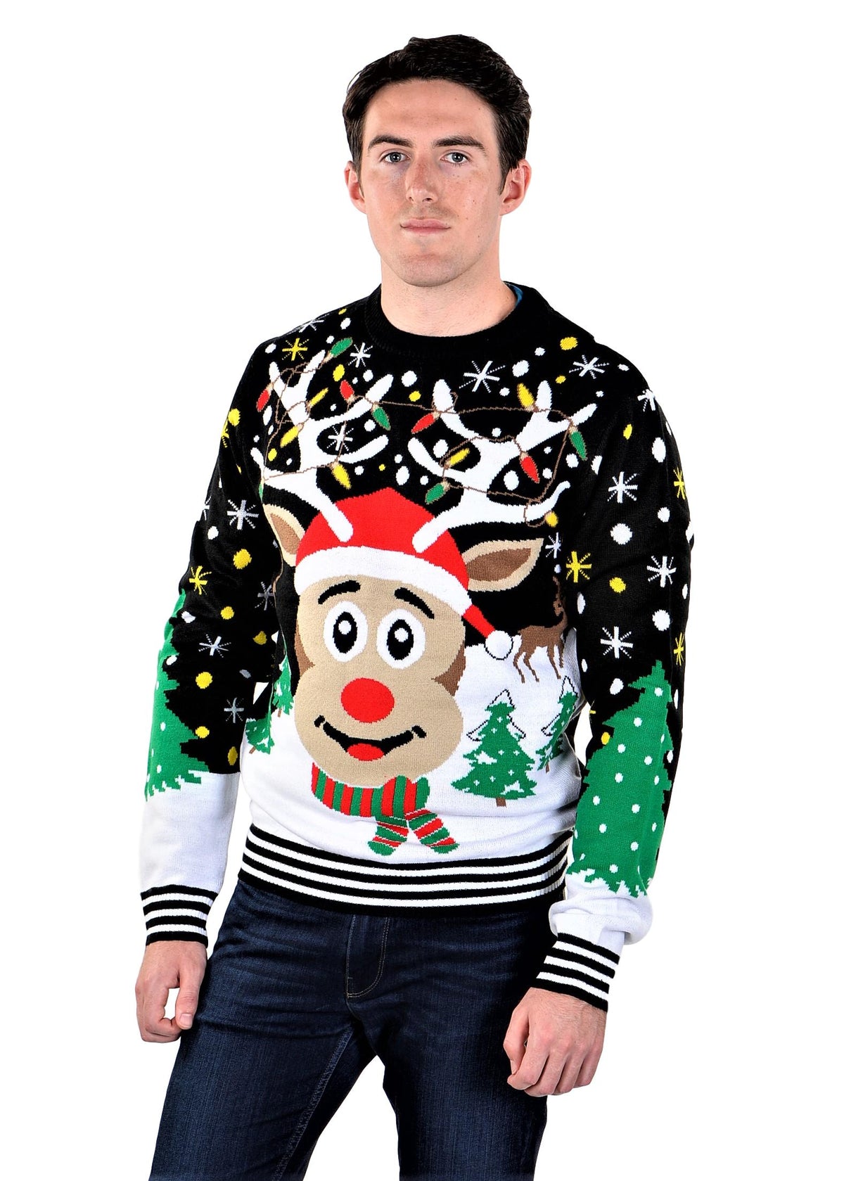 Black Ugly Christmas Sweater X734