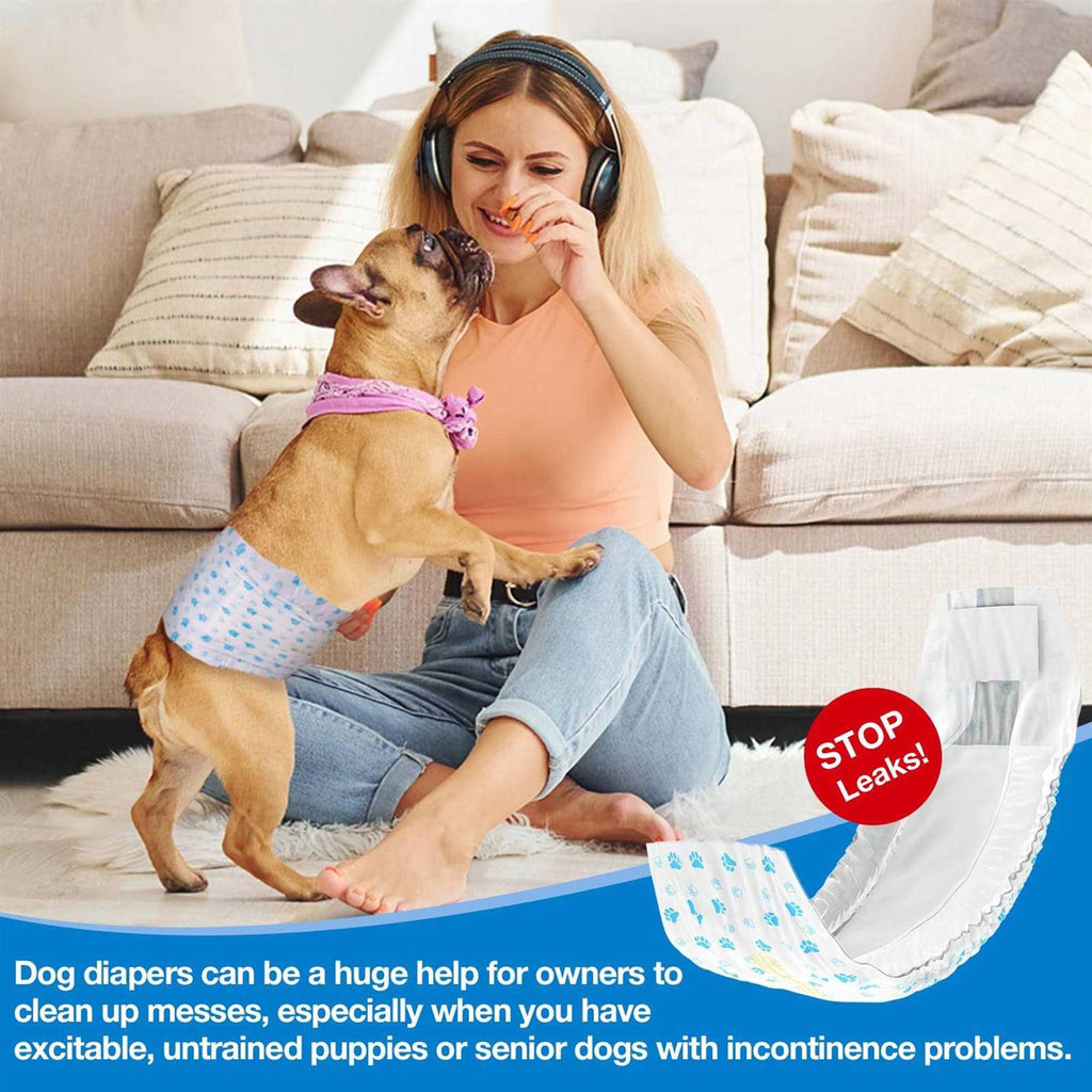 Soft Disposable Male Dog Diapers U201809