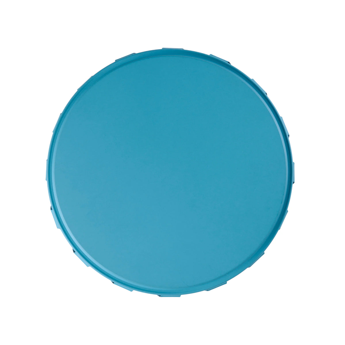 Matte Blue Iron Side Tables Set of 2 B107053