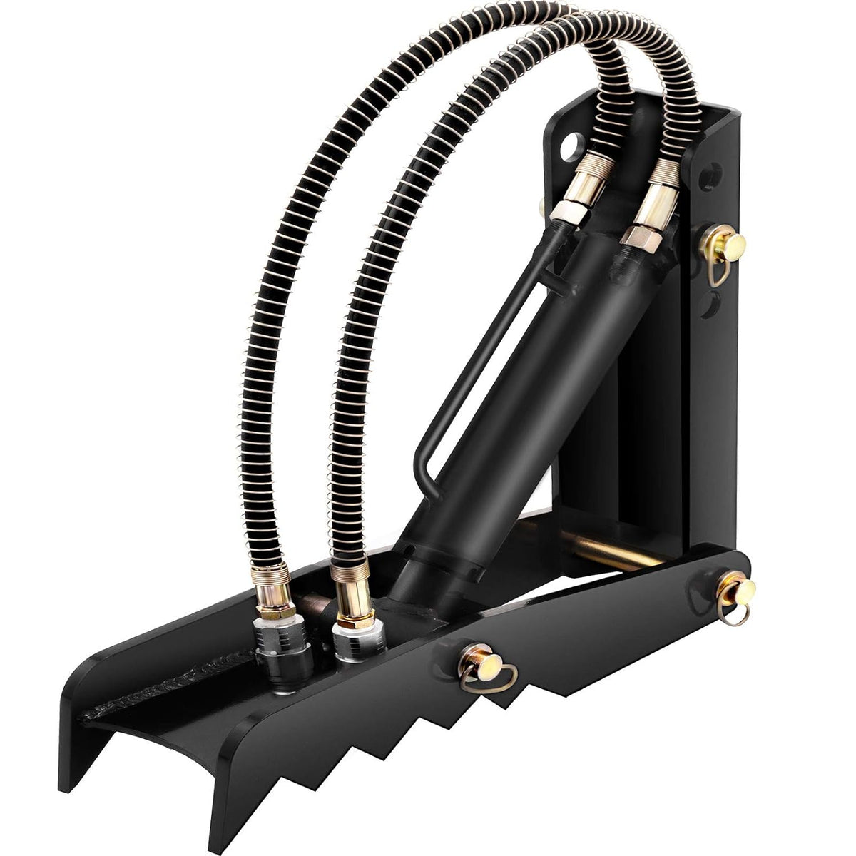 18 Hydraulic Backhoe Thumb, Black Steel Weld On Thumb with Hydraulic Cylinder U515