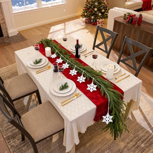 9FT Prelit Norfolk Pine Garland with Lights K6853
