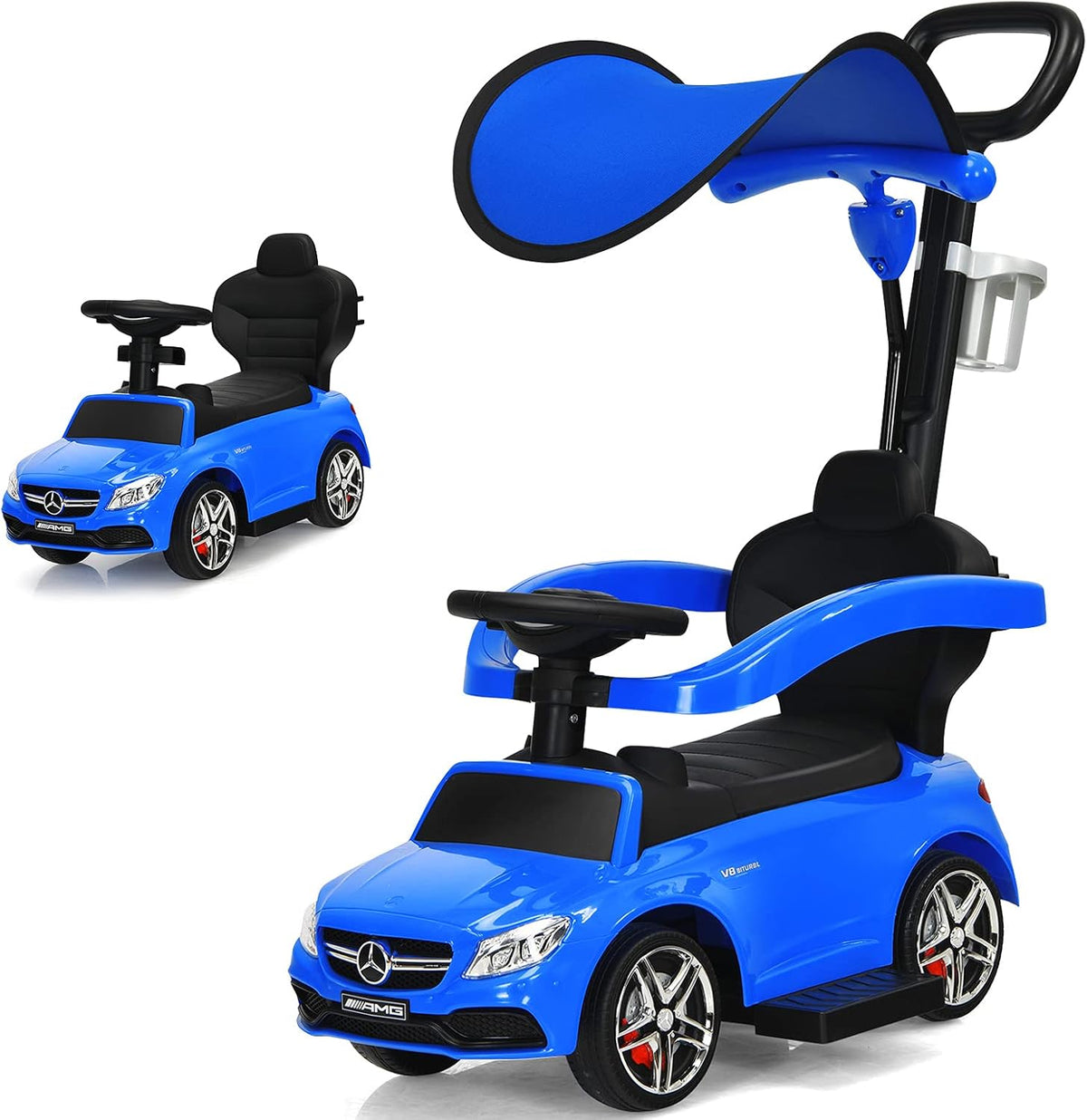 Blue 3 in 1 Push Car for Toddlers Y158