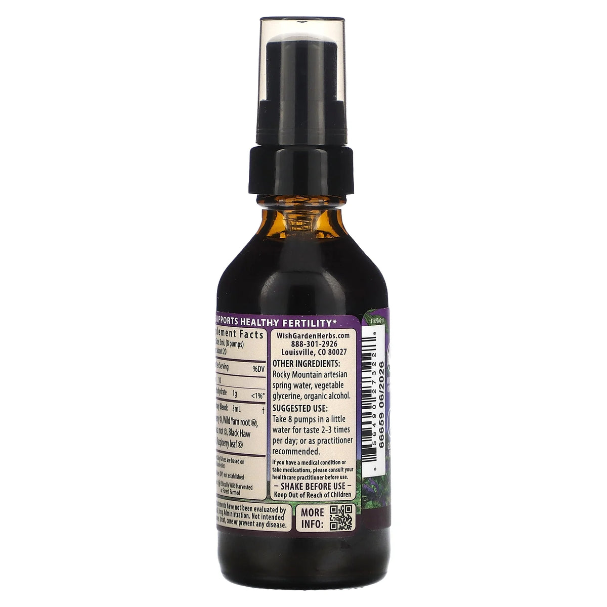 2 fl oz Herbs Fertility Support V565285