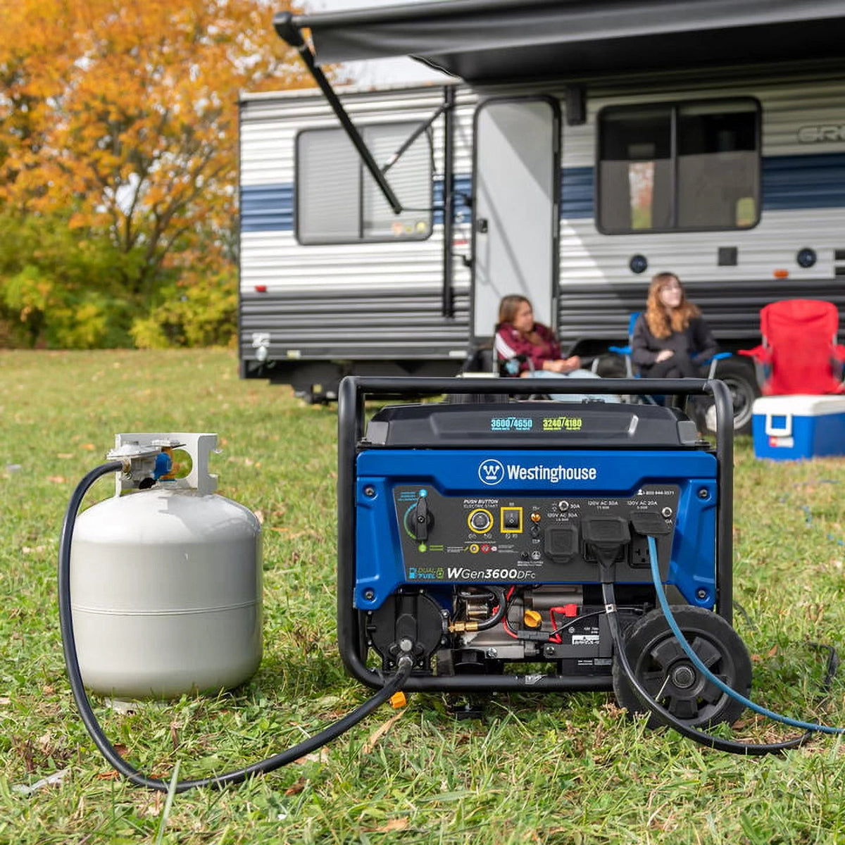 4650 Peak Watt Dual Fuel Portable Generator R612627
