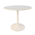 36 in. Round Marble Top Dining Table J73118