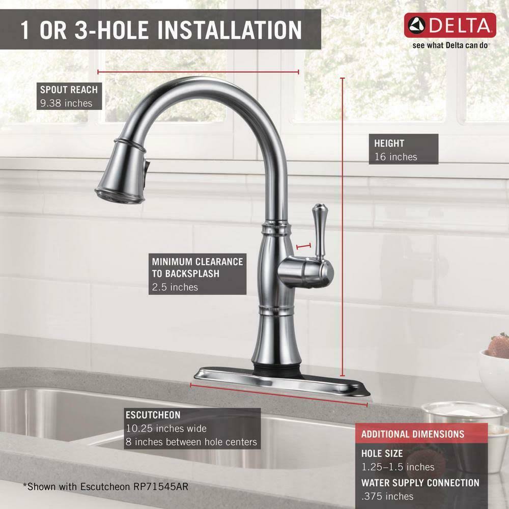 Arctic Stainless Pull-Out Spray Kitchen Faucet I746701