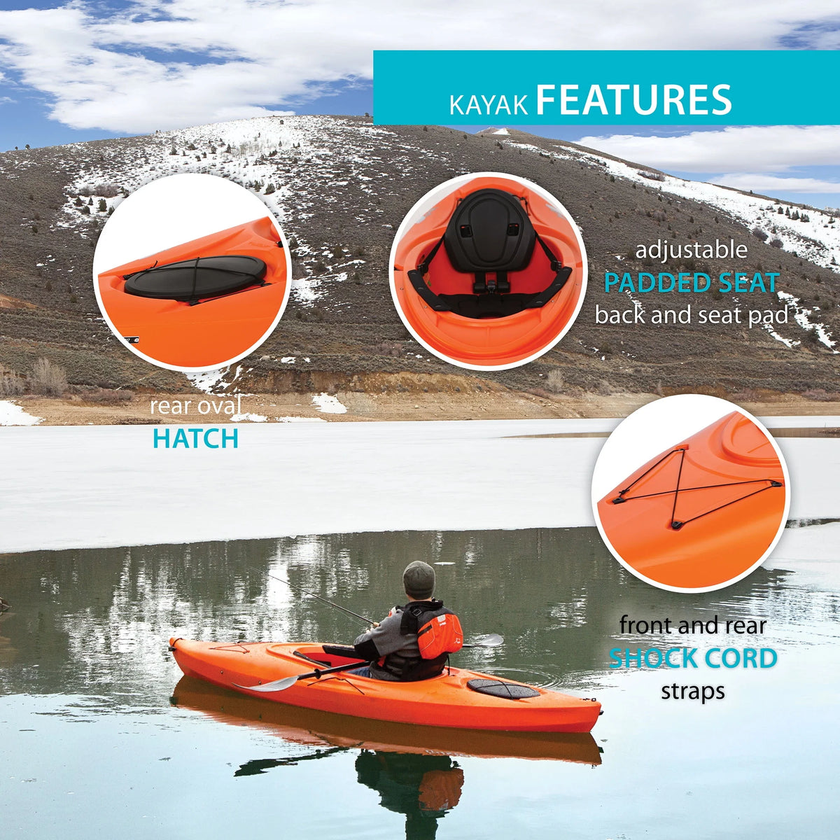 10 ft Sit-Inside Kayak P87787